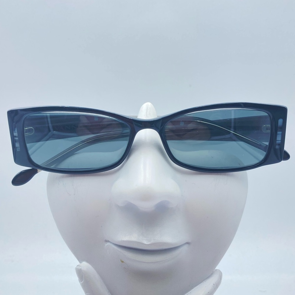 Vanni Black Gray Oval Sunglasses Frames 7740-A60